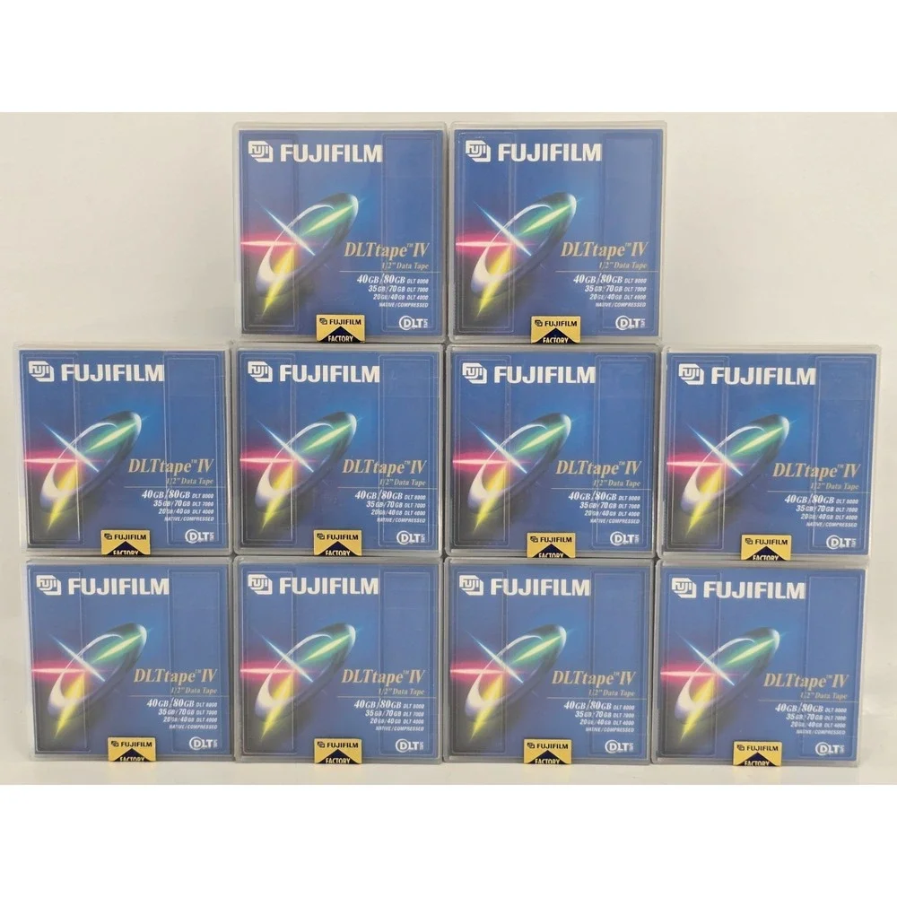 10 Lot - FUJIFILM DLT IV 4 Tape 40gb / 80gb - SEALED TAPES NOS